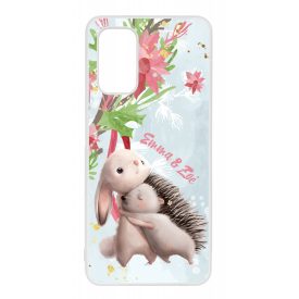 Nyuszi és Süni - Téli mintás Samsung Galaxy A32 4G tok