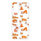 Rajzolt Róka mintás Samsung Galaxy A32 4G tok