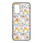 Tündéri Kawaii cica mintás Samsung Galaxy A32 4G tok