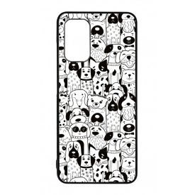 Aranyos kutya mintás Samsung Galaxy A32 4G tok