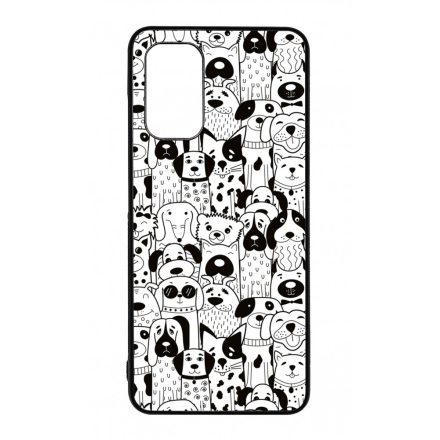 Aranyos kutya mintás Samsung Galaxy A32 4G tok