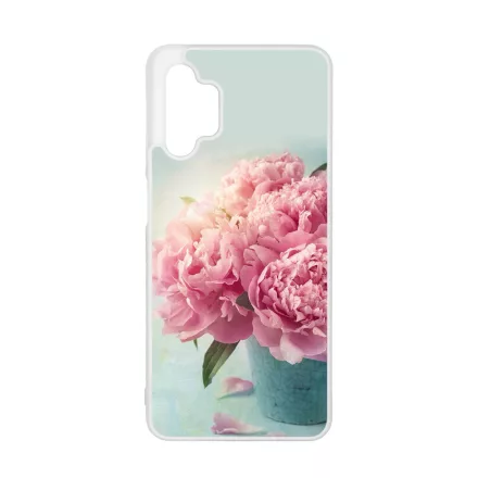 virágos tavaszi vintage rózsaszín rózsás Samsung Galaxy A32 5G tok