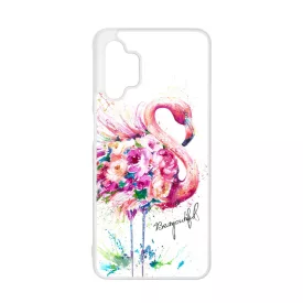 Álomszép Flamingo tropical summer nyári Samsung Galaxy A32 5G tok