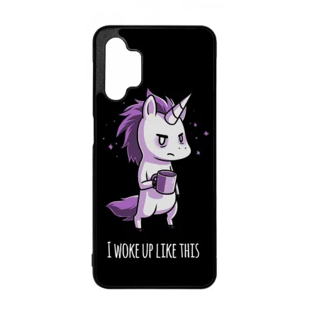 Unikornis - morcos reggel unicorn egyszarvú Samsung Galaxy A32 5G tok