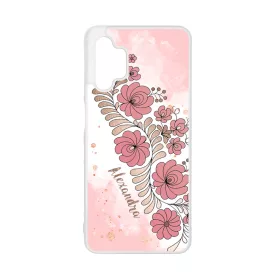 Kérd a neveddel - RoseGold Matyó magyar mintás hungarian folk Samsung Galaxy A32 5G tok
