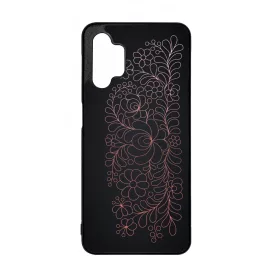 Elegáns Matyó - Rosegold magyar mintás hungarian folk Samsung Galaxy A32 5G tok