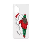 Kérd a neveddel - Lány & Maci - csajos karácsony Samsung Galaxy A32 5G tok
