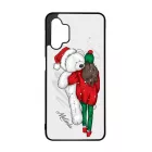 Kérd a neveddel - Lány & Maci - csajos karácsony Samsung Galaxy A32 5G tok