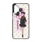 Kérd a Neveddel - Ballon Girl - Pink szerelem valentin napi Samsung Galaxy A32 5G tok