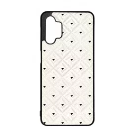 Elegáns szívecskés - CREAM - szives csajos Samsung Galaxy A32 5G tok