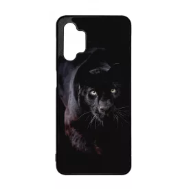 Black Panther Fekete Parduc Wild Beauty Animal Fashion Csajos Allat mintas Samsung Galaxy A32 5G tok