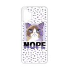 NOPE Cat Antisocial Antiszocialis Meno Trendi Samsung Galaxy A32 5G tok