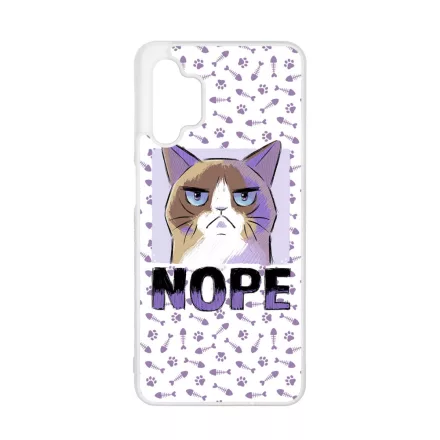 NOPE Cat Antisocial Antiszocialis Meno Trendi Samsung Galaxy A32 5G tok