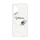 kerd a neveddel marble marvany mintas Rozsa viragos Samsung Galaxy A32 5G tok