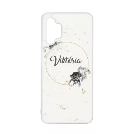 kerd a neveddel marble marvany mintas Rozsa viragos Samsung Galaxy A32 5G tok