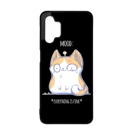 Cat Mood cicas macskas this is fine Samsung Galaxy A32 5G tok