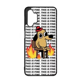 This is fine DOG kutyas meme Samsung Galaxy A32 5G tok