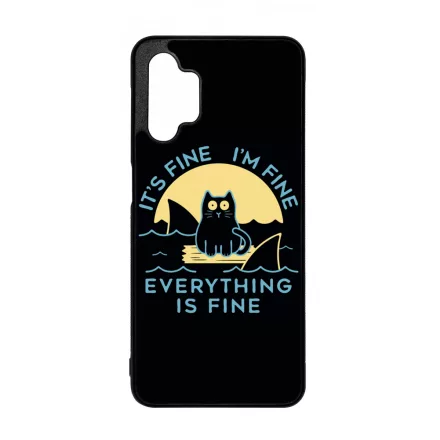 ezek csak cápák this is fine Samsung Galaxy A32 5G tok