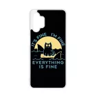 ezek csak cápák this is fine Samsung Galaxy A32 5G tok