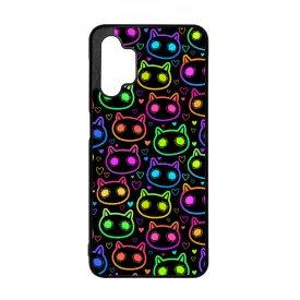 Halloween Macskak - Colored Samsung Galaxy A32 5G tok