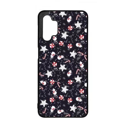 Cuki karácsonyi díszek mintás Samsung Galaxy A32 5G tok