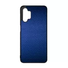 Gyönyörű kék karbon fiber mintás Samsung Galaxy A32 5G tok