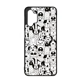 Aranyos kutya mintás Samsung Galaxy A32 5G tok