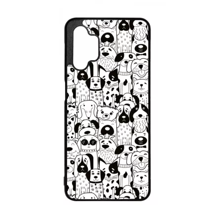 Aranyos kutya mintás Samsung Galaxy A32 5G tok