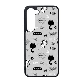 Mrrr Cuki Cica mintás Samsung Galaxy A35 tok