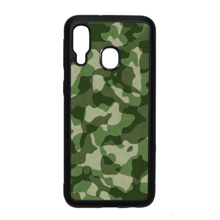 terepszin camouflage kamuflázs Samsung Galaxy A40 fekete tok