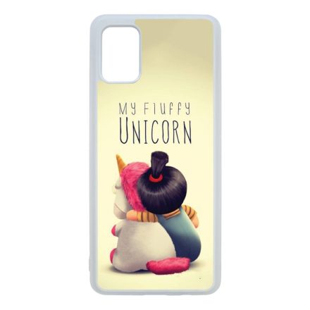 agnes unikornis gru my fluffy unicorn Samsung Galaxy A41 átlátszó tok