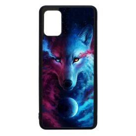 farkas wolf galaxis galaxy Samsung Galaxy A41 fekete tok