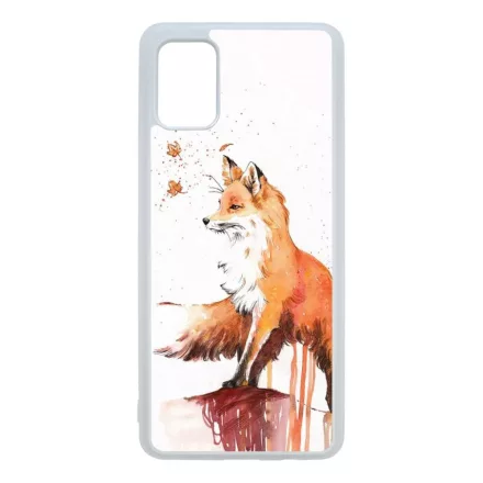 róka rókás fox Samsung Galaxy A41 átlátszó tok