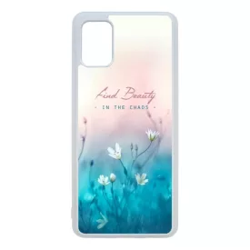 virágos tavaszi art Samsung Galaxy A41 átlátszó tok