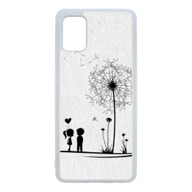 szerelem szerelmes pitypang Samsung Galaxy A51 átlátszó tok