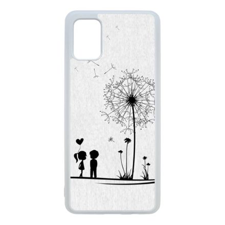 szerelem szerelmes pitypang Samsung Galaxy A51 átlátszó tok