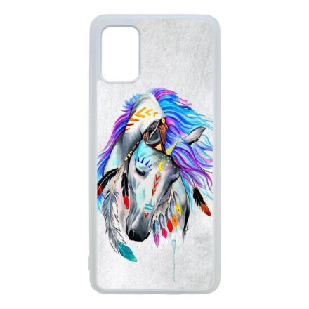 lovas indián ló art művészi native Samsung Galaxy A51 átlátszó tok