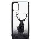 szarvas szarvasos agancs őszi fehér Samsung Galaxy A51 fekete tok