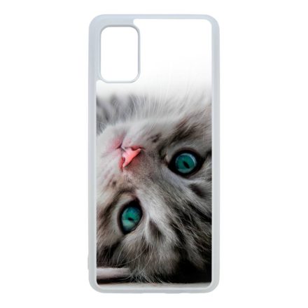 cica cicás macskás Samsung Galaxy A51 átlátszó tok
