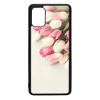 virágos tulipános tavaszi Samsung Galaxy A51 átlátszó tok