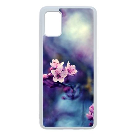 tavasz virágos cseresznyefa virág Samsung Galaxy A51 átlátszó tok