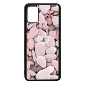 Tengerpart Kavicsok Szerelem Samsung Galaxy A51 fekete tok
