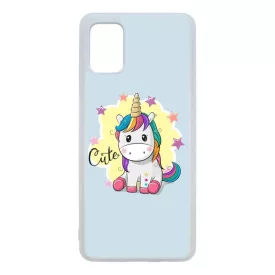 unicorn unikornis fantasy csajos Samsung Galaxy A51 átlátszó tok
