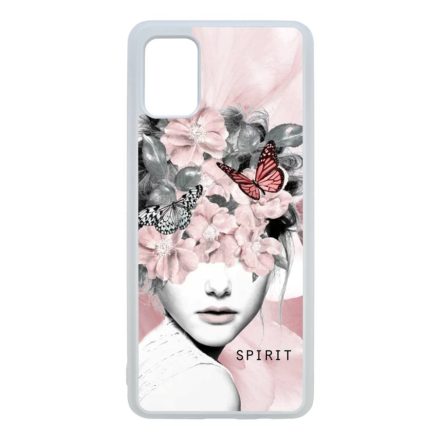 Spirit woman art tavaszi viragos ajándék nőknek valentin napra Samsung Galaxy A51 átlátszó tok