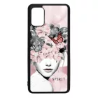Spirit woman art tavaszi viragos ajándék nőknek valentin napra Samsung Galaxy A51 átlátszó tok