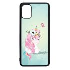 Édes unikornis és a Pillangó unicorn egyszarvú Samsung Galaxy A51 átlátszó tok