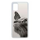 Cica és Pillangó - macskás Samsung Galaxy A51 tok