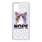 NOPE Cat Antisocial Antiszocialis Meno Trendi Samsung Galaxy A51 tok