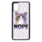 NOPE Cat Antisocial Antiszocialis Meno Trendi Samsung Galaxy A51 tok