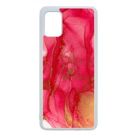 Carmen Gold marvanyos marvany mintas arany piros Samsung Galaxy A51 tok